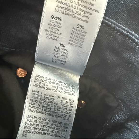 MOTHER The Looker Ankle Fray Skinny Jeans Hey, Good Lookin’ Denim Casual Size 29 - Picture 13 of 14